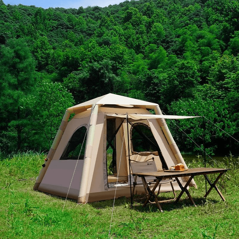Luxury Fully Automatic Inflatable Tent Quick Opening Outdoor Camping Tent Folding Portable Sun protection Rainproof Picnic Tent