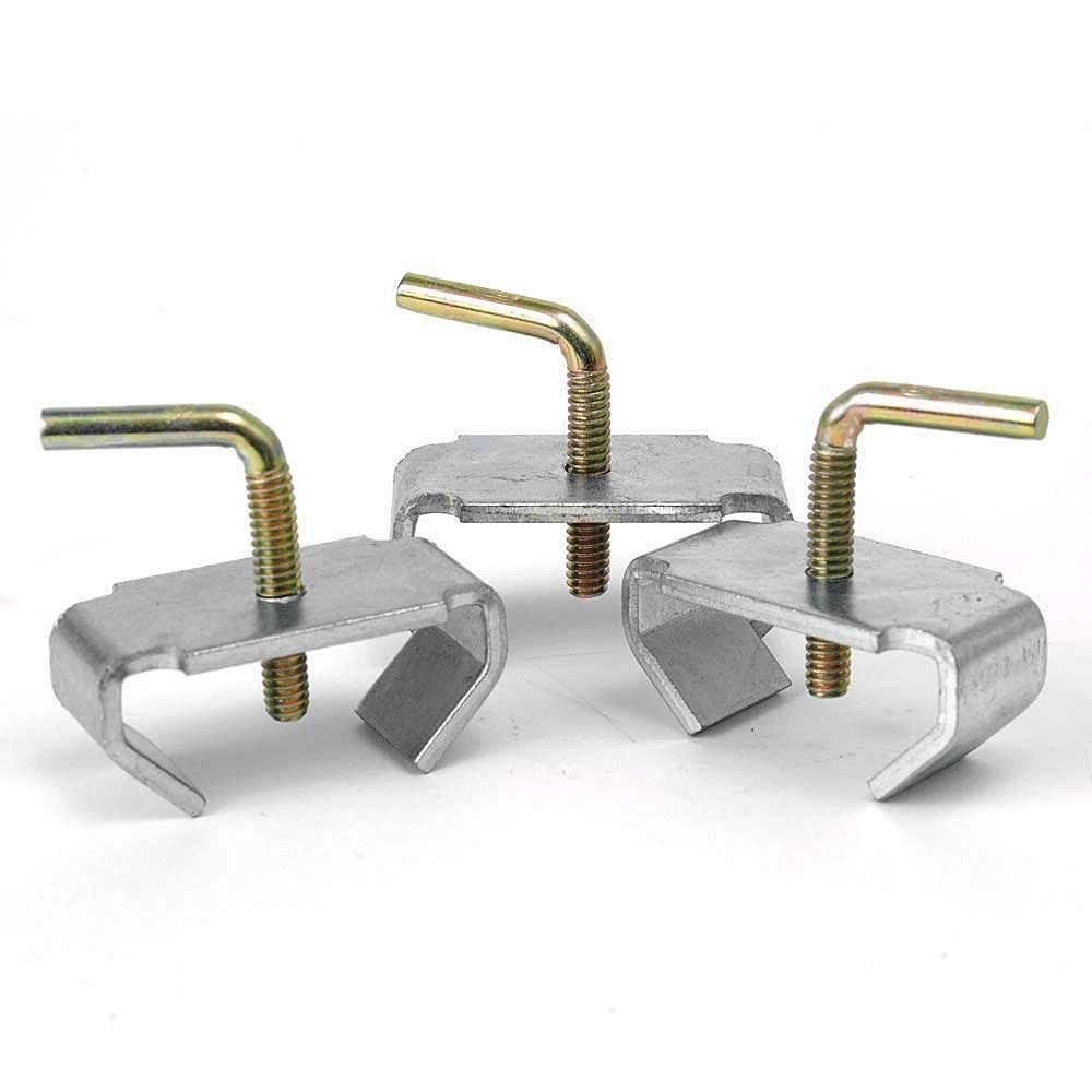 Replacement Bed Frame Clamps with Screws, Small Size, Set of 3