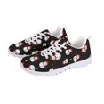 thumbnail image 6 of HELLHERO Lace-up Walking Sneakers for Jogging Training, Mesh Non-slip Sole Comfortable Running Shoes, Snowman Pattern, 6 of 11