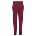 thumbnail image 6 of Natural Uniforms Womens 10 Pocket Cool Stretch Jogger Scrub Set with Regular and Petite Sizes (Burgundy, Small), 6 of 6