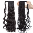 thumbnail image 2 of SEGO Long Wave Ponytail Extension With Braids Wavy Synthetic Wrap Around Ponytail Hairpiece for Women, 2 of 7