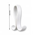 thumbnail image 2 of Plastic S‑Shaped Shower Curtain Rod Hook, Double‑End Hanging Hook for Bathroom Closet, 2 of 6