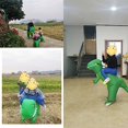 thumbnail image 5 of Disfraz (Verde) Dinosaurio inflable para adultos Disfraz de dinosaurio inflable divertido Disfraz de dinosaurio inflable divertido Disfraz de fiesta de Halloween Rojo Verde, 5 of 5
