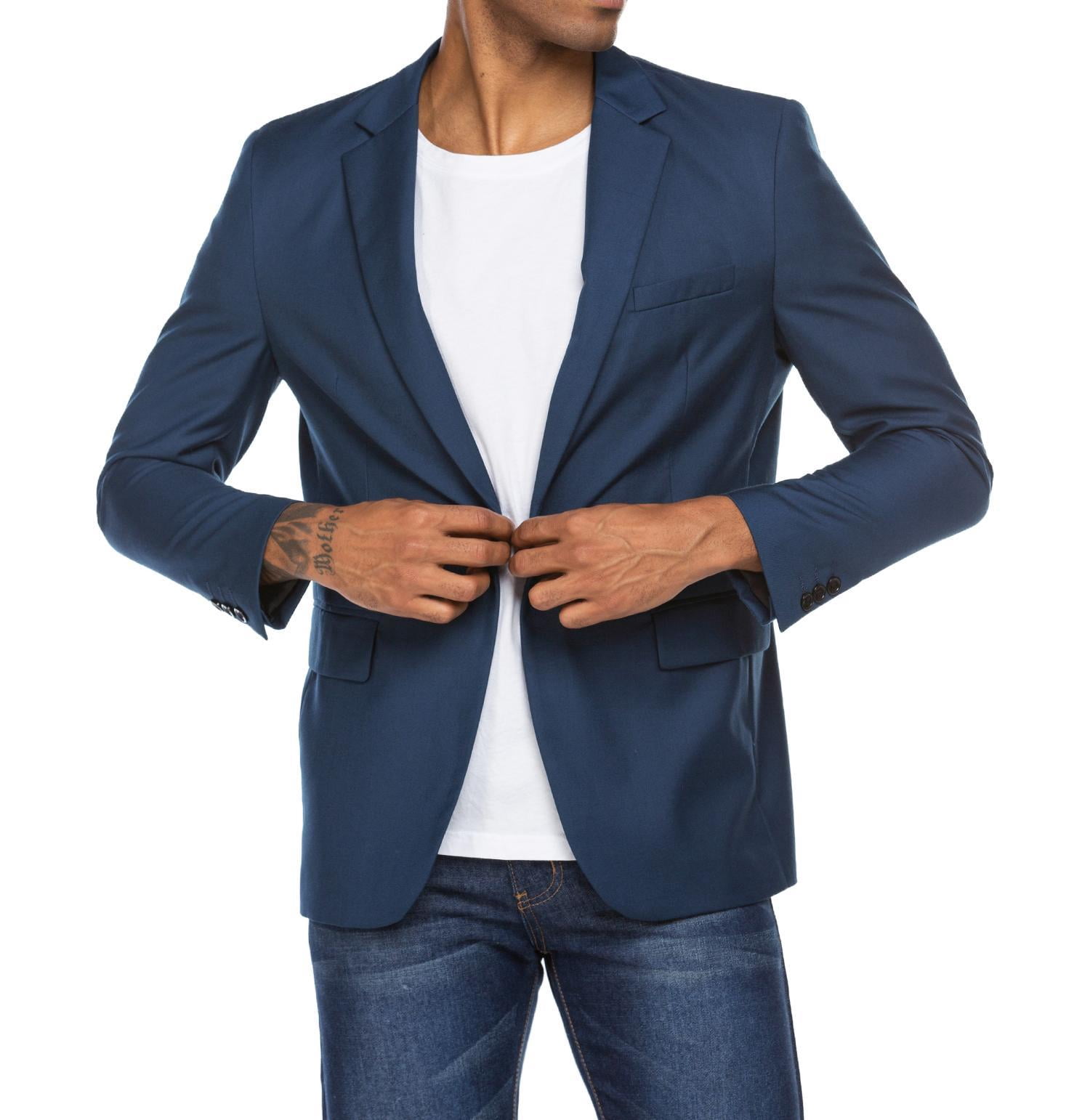 COOFANDY Mens Black Sport Coat Business Suit Jacket Casual One Button Blazer Lightweight Dress Jackets (Black XXXL)