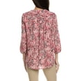 thumbnail image 2 of Jones New York womens  Front Pleat Top, S, Pink, 2 of 3