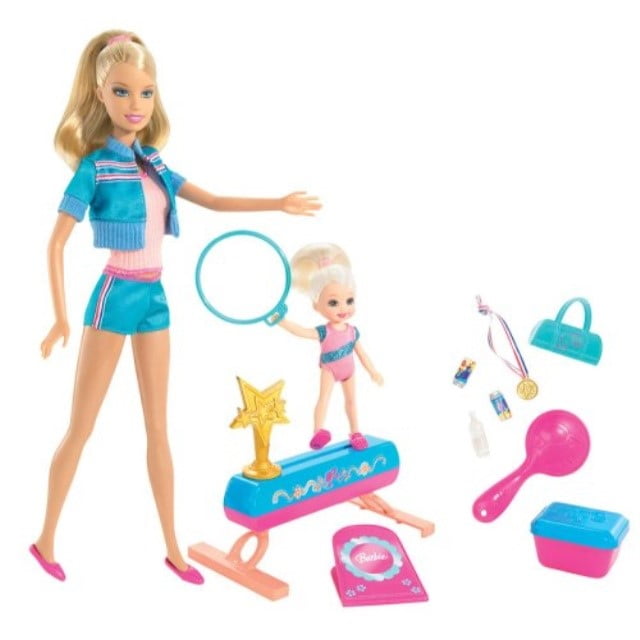 barbie gymnastics walmart