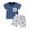 Navy Blue, variant on Bagilaanoe 2pcs Toddler Baby Boy Shorts Set Short Sleeve T Shirt Tops + Shorts 6M 12M 18M 24M 3T Kids Casual Summer Clothes