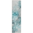 thumbnail image 2 of Addison Rugs Chantille Indoor/Outdoor Transitional Watercolors Teal Washable Runner Rug, 2'3" x 7'6", 2 of 6