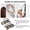 Light Brown, variant on KALLORY 15-Piece Heavy-Duty D- Picture Hangers with Screws for Hanging Frames, Artwork, Mirrors, and Wall Decor Hardware Kit