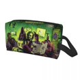 thumbnail image 3 of Bolsa de cosméticos con diseño de película de Tim Burton para mujer, bonita y de gran capacidad, estuche de maquillaje con diseño de película de fantasía y terror, bolsas de almacenamiento para artícu, 3 of 5