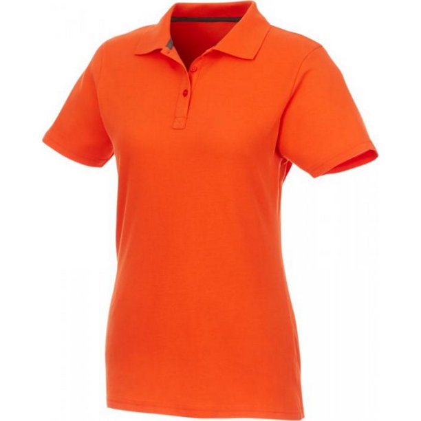Elevate - Polo Helios Manga Corta para Mujer (Naranja)