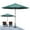 Green, variant on MOQIN Patio Umbrellas, 6.5ft Patio Umbrella Replacement Canopy, Market Umbrella Top, Outdoor Table Umbrella Canopy for 6 Ribs