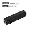 thumbnail image 2 of Uxcell Braid Nylon Mason Line Black 50M/164 Feet 3MM Dia for DIY Projects, 2 of 6