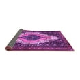 thumbnail image 2 of Ahgly Company Indoor Round Persian Purple Traditional Area Rugs, 3' Round, 2 of 4