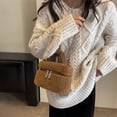 thumbnail image 4 of Bolso Tipo Cartera Informal para Mujer Bolso Hobo Elegante Con Doble Gran Capacidad (marrón), 4 of 9