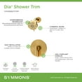 thumbnail image 6 of Symmons S3591BSTN15TRM Dia Hydromersion Shower Only Trim Package - Nickel, 6 of 7