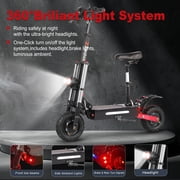 ZonDoo All Terrain Adults 54 mph Electric Scooter with Seat, 50.00 in x 24.00 in x 55.00 in, 150 lb