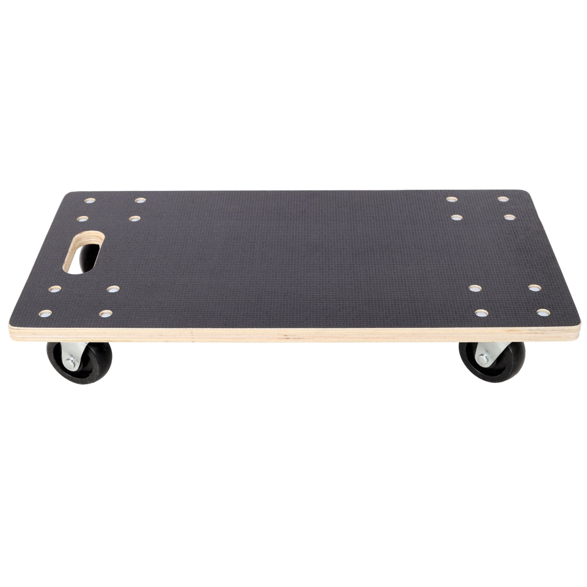 LuckyNote 22.5"x11.4" Furniture Moving Wooden Dolly Set of 2, Heavy Duty Rolling Mover with 4 Swivel Wheels, Supports 1320 lbs – Black