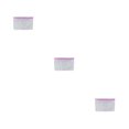 thumbnail image 1 of Tholdsy 10 piezas Contenedor de bolsa con cremallera Conveniente Bolsa de documentos de PVC Bolsa de retención de documentos Contenedores de A6 Púrpura 3Conjunto, 1 of 6