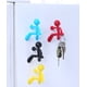 thumbnail image 5 of 4 ganchos de pared – Perchero decorativo para colgar en la pared del baño, gancho de figura humana sin costuras, 5 of 5
