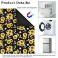 thumbnail image 6 of Xuewen Dishwasher Magnet Cover , Sunflower Kitchen Decor Waterproof Magnetic Dishwasher Cover Panel Refrigerator Magnet Sticker Appliance Cover Protector , 22x26 Inches, 6 of 7