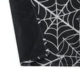 thumbnail image 5 of Way to Celebrate! Black Metallic Spiderweb Halloween Shower Curtain, 72" x 72, 5 of 6