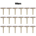 thumbnail image 4 of 100 clavos de tapicería de cabeza plana, color cian, bronce, hierro, decorativos, para sofá, muebles, accesorios, 16 x 20 mm, 4 of 9
