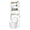 White, variant on Gianna Over Toilet Bathroom Organizer, 4-Tier Adjustable Storage Rack, Space-Saving Shelf for Tight Areas, Black