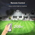 thumbnail image 2 of Luces de seguridad para exteriores SANSI 25W 3000LM con control remoto 5000K, 2 of 8