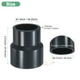 thumbnail image 3 of Uxcell 1-Pack Conector de Reducción de Tubo, Acoplamiento Reductor Recto de 2"*1-1/2", Gris, 3 of 6