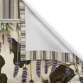 thumbnail image 7 of Ambesonne Cow Valance & Curtain 3 Pcs Set, Purplish Flowers Bottles Print, 55"x45", Lavender Eggshell Mauve, 7 of 7
