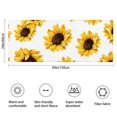 thumbnail image 3 of White Sunflower Pattern Bathroom Rugs Mat,Non Slip Microfiber Bathroom Rug,Rubber Backing,Soft Bathroom Mats for Bathroom Floor,Tub and Shower,60x24in(150x60cm), 3 of 5