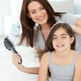 thumbnail image 4 of DYD Hair Arc Shaped Curved Rib Comb Portable Hair Comb Foreign Trade Hair Salon Oil Head Comb Can Hook Electroplated Curved Hook Comb, 4 of 4
