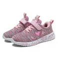 thumbnail image 3 of REDARER Girls Sneakers, Fixed Fit Sports Shoes for Active Play - Comfortable Durable & Easy to Clean for All Seasons,Color:Pink,Size:9-9.5 Years, 3 of 9