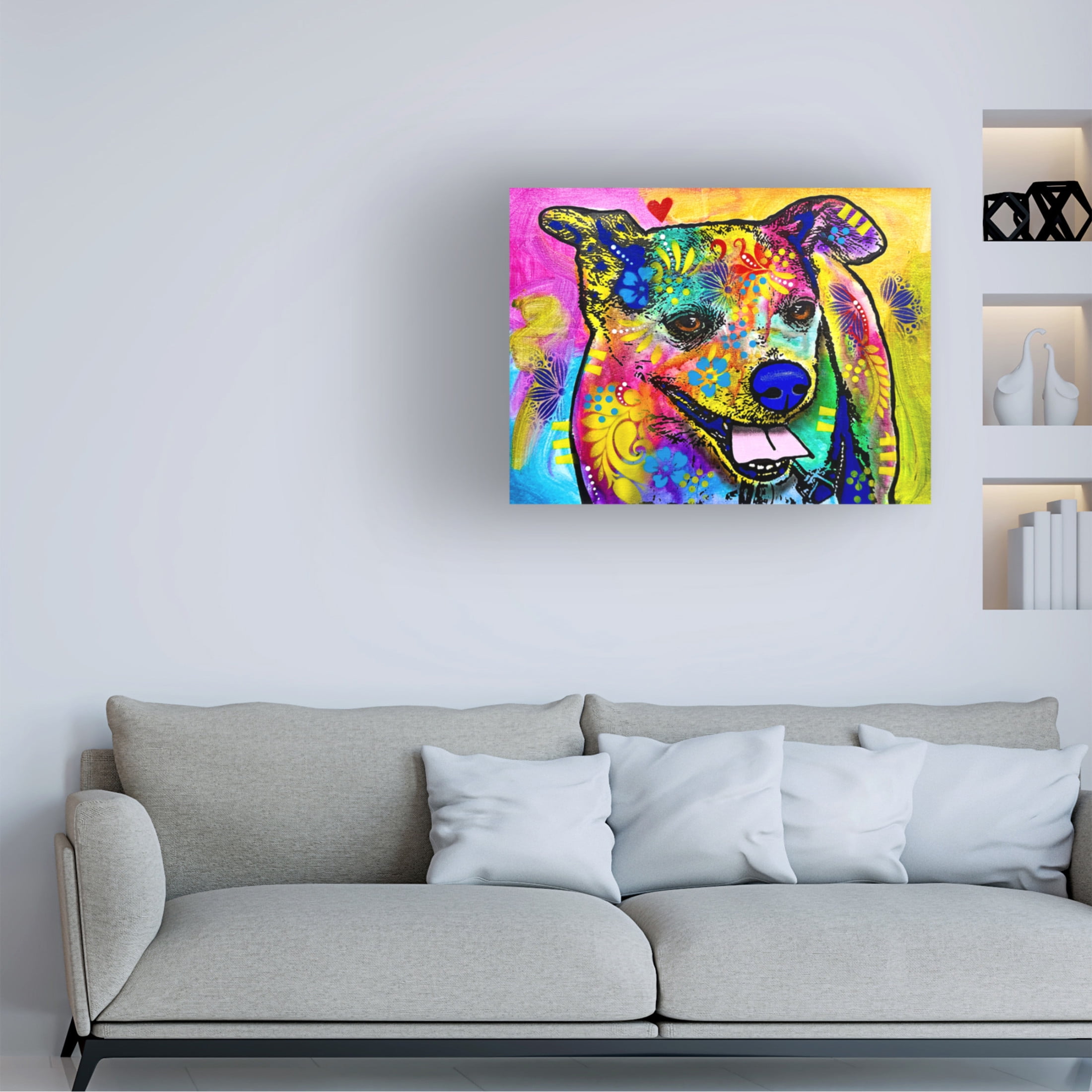 Canvas Wall Art - Dean Russo- Exclusive 'Flowing' Wall Art for Living Room, Bedroom, or Office Décor by Trademark Fine Art - 19 x 14 Inches