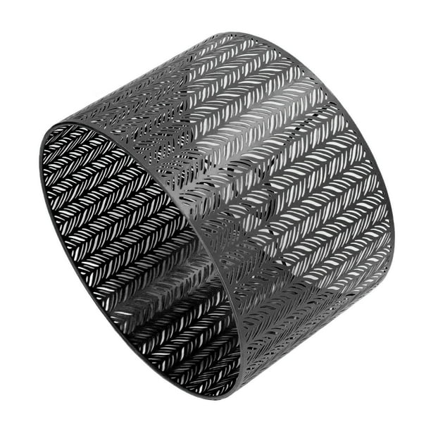 Pantalla de Lámpara de Tambor ANGGREK E27 o E14 Ahuecada Forma de Hoja de Abeto