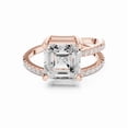 thumbnail image 5 of GIMELIS 3.0 CT Asscher IGI Certified Lab Diamond Bridal Set, 10K Gold, 5 of 5