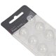 thumbnail image 4 of Lot de 10 embouts tifs haute transparence, double couche, fermés, confortables, antistatiques, pour aides tives, 8 mm, 4 of 4