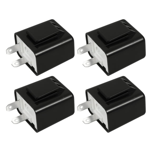 MLINS 4 Pcs Flasher Blinkers Light Controller 4.80X3.40X2.60CM Black