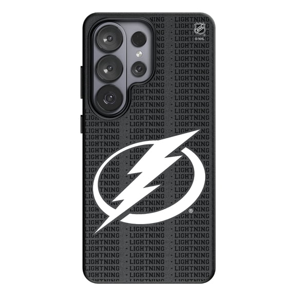 Keyscaper Tampa Bay Lightning Text Backdrop Galaxy Magnetic Bump Case