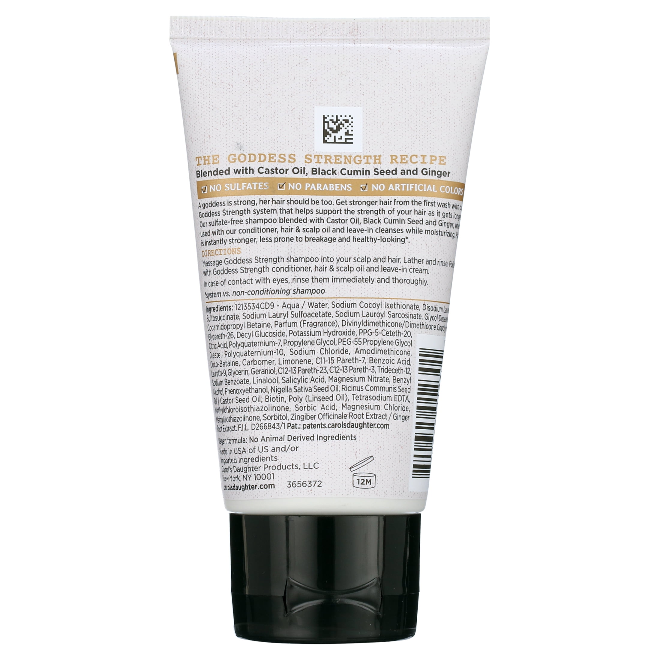Carol's Daughter Goddess Strength Fortifying Shampoo for All Hair Typers, with Castor Oil, 2.5 fl oz