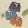 thumbnail image 2 of Bagilaanoe Cotton Polyester and Solid Color, Summer Shorts (Boy's and Girl's), 4-Pack, 2 of 7