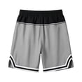 thumbnail image 4 of Maqroz Mens Basketball Shorts Athletic Gym Training Shorts with Pockets Striped Elastic Waist Drawstring Sportswear Running Workout Active Summer Casual Short Pants, 4 of 6