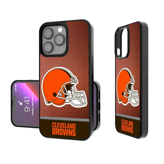 Cleveland Browns iPhone Bump Case with Football Design