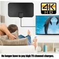 thumbnail image 3 of USTOP  Digital TV Antenna  with 360° Signal Booster Long 1000+ Miles Reception Support 4K 1080p Smart Television with 10ft Coaxial HDTV Cable  for  for free channels Local Channels, 3 of 8