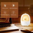 thumbnail image 2 of Luz de noche para niños, 3 colores, regulable, para habitación de bebé, guardería, recargable por USB, con forma de cerdito., 2 of 5