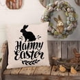 thumbnail image 2 of Pedty Pillow Case,1PC pillow case,Easter Day Linen Pillowcase for Home Decoration 18x18 Inches, 2 of 2