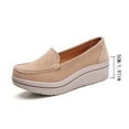 thumbnail image 6 of Mostsola Platform Loafers for Women Comfortable Business Shoes Slip on Wedges Walking Shoes, 6 of 9