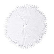 White Nylon Invisible Zipper for Sewing, 28 Inch Bulk Hidden Zipper Supplies; by Mandala Crafts