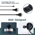 thumbnail image 3 of 20 unidades de organizador de cables, enrollador de cables, 20 unidades de pegatinas, organizador de cables de repuesto para electrodomésticos de cocina, almacenamiento de aparatos de café, 3 of 4